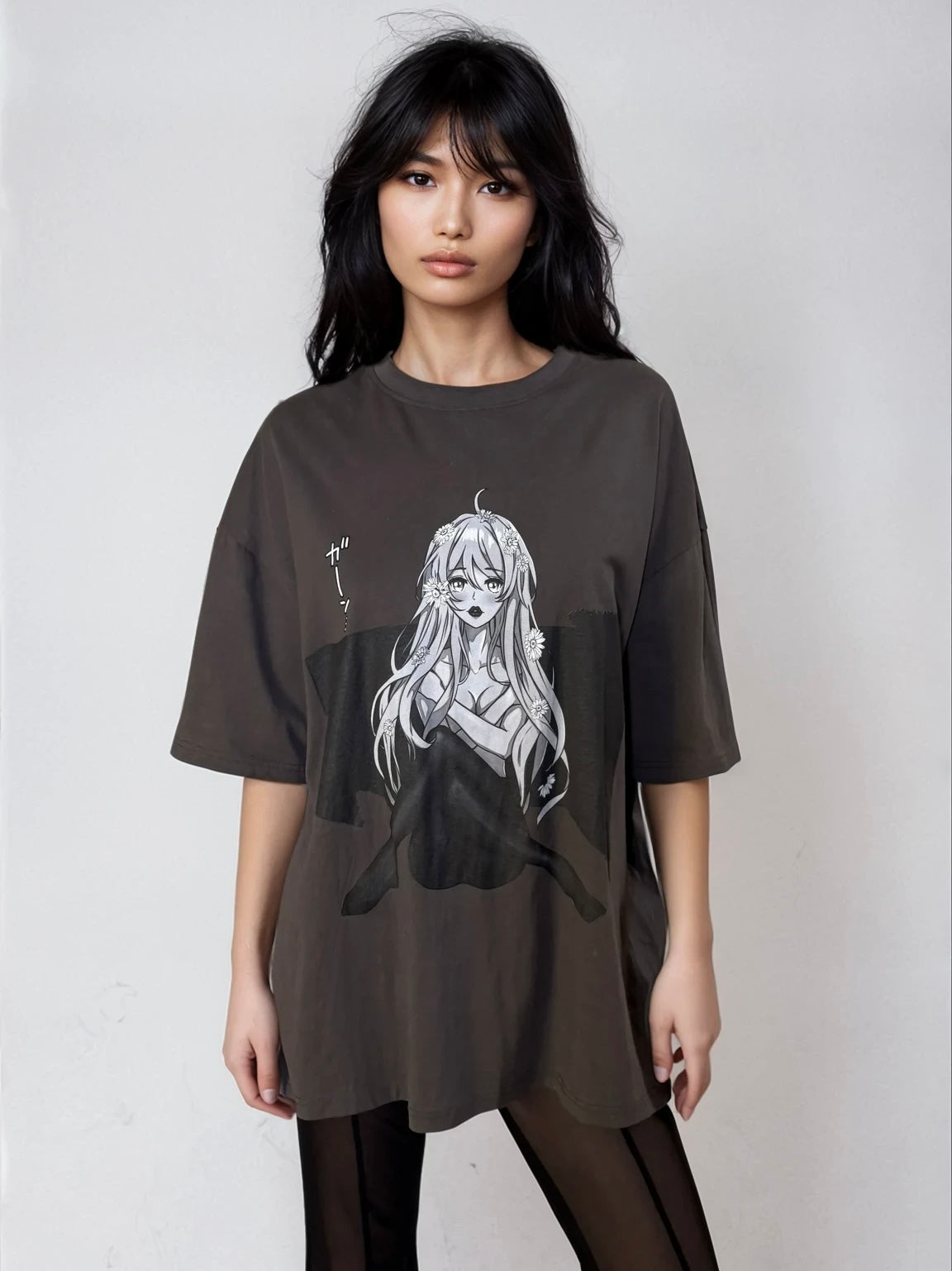 Playmate Oversize Deep Drop Shoulder Tee