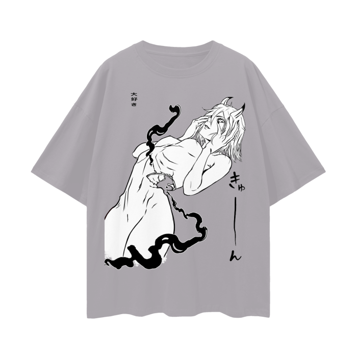 Re:Birth Oversized Deep Drop Shoulder Tee