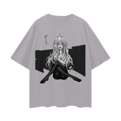 Playmate Oversize Deep Drop Shoulder Tee