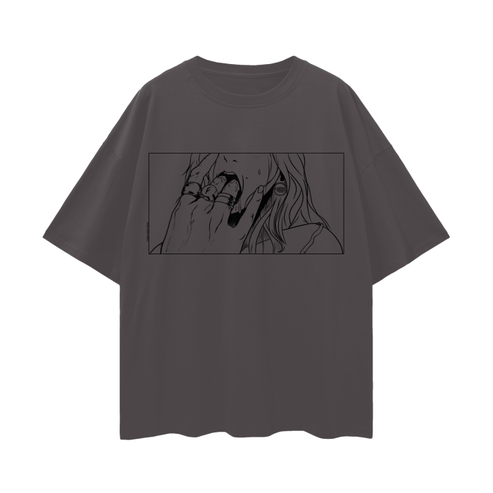 Money Sigil Oversize Deep Drop Shoulder Tee