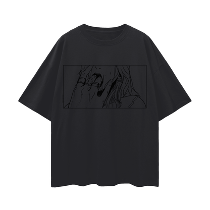 Money Sigil Oversize Deep Drop Shoulder Tee