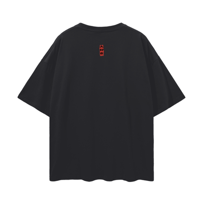 Money Sigil Oversize Deep Drop Shoulder Tee